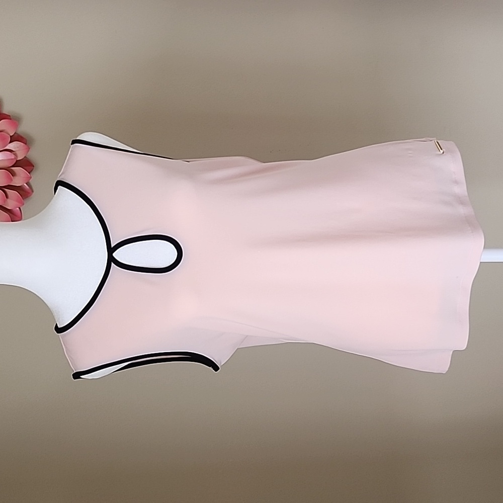 Womens Calvin Klein blush pink sleeveless top.
